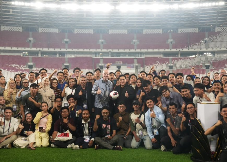 Presiden FIFA dan Ketum PSSI Tinjau Kesiapan SUGBK Gelar Final FIFA ASEAN Cup 2026