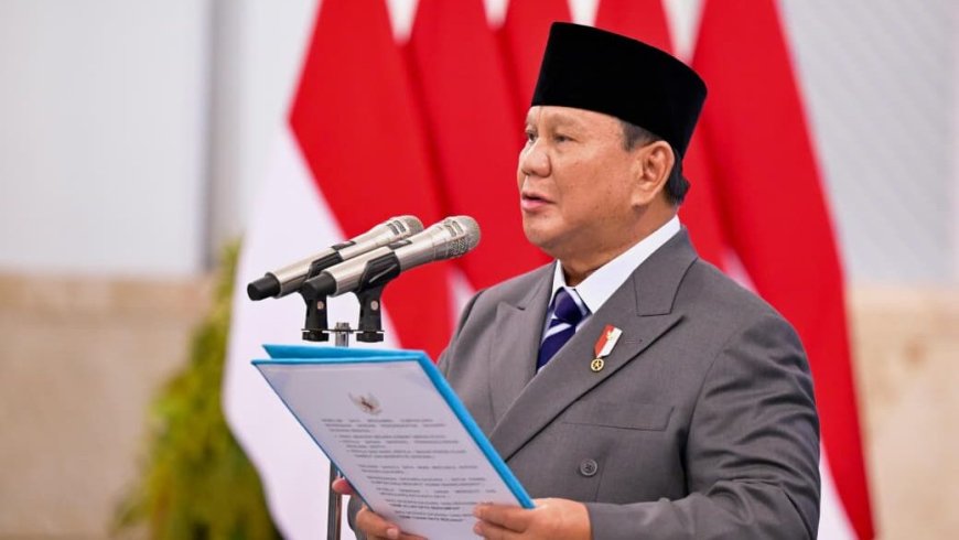 Presiden Prabowo Lantik Kepala BNPB serta Kepala dan Wakil Kepala BPGMN