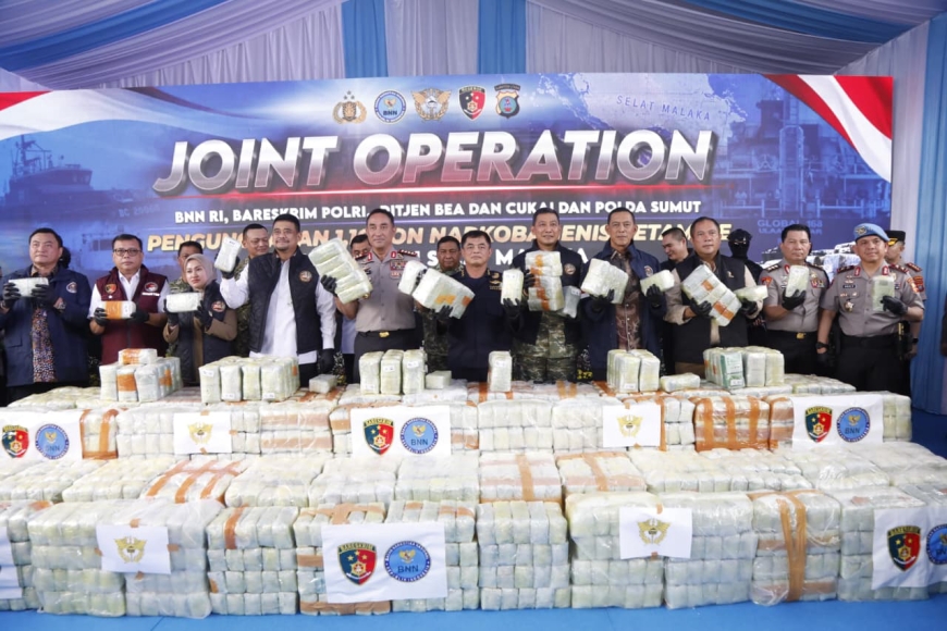 Kapolri Ungkap Penyelundupan 1,16 Ton Ketamin Senilai Rp3,48 Triliun, Delapan Kru Kapal Ditangkap