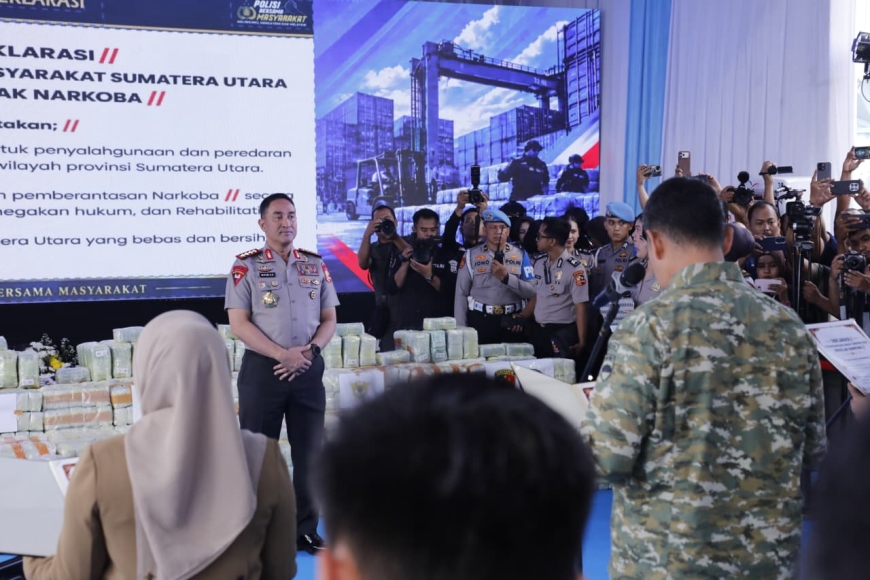 Ungkap Penyelundupan 1,16 Ton Ketamin di Sumut, Kapolri : Berpotensi Selamatkan 5,8 Juta Jiwa