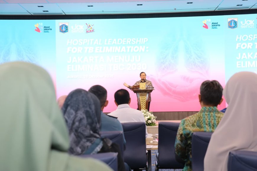 Targetkan Eliminasi TBC 2030, Gubernur Pramono Minta Rumah Sakit Perkuat Penemuan Kasus dan Pengobatan