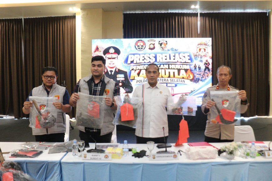 Polda Sumsel Tangani 63 Perkara Karhutla, Sebanyak 54 Orang Ditetapkan sebagai Tersangka